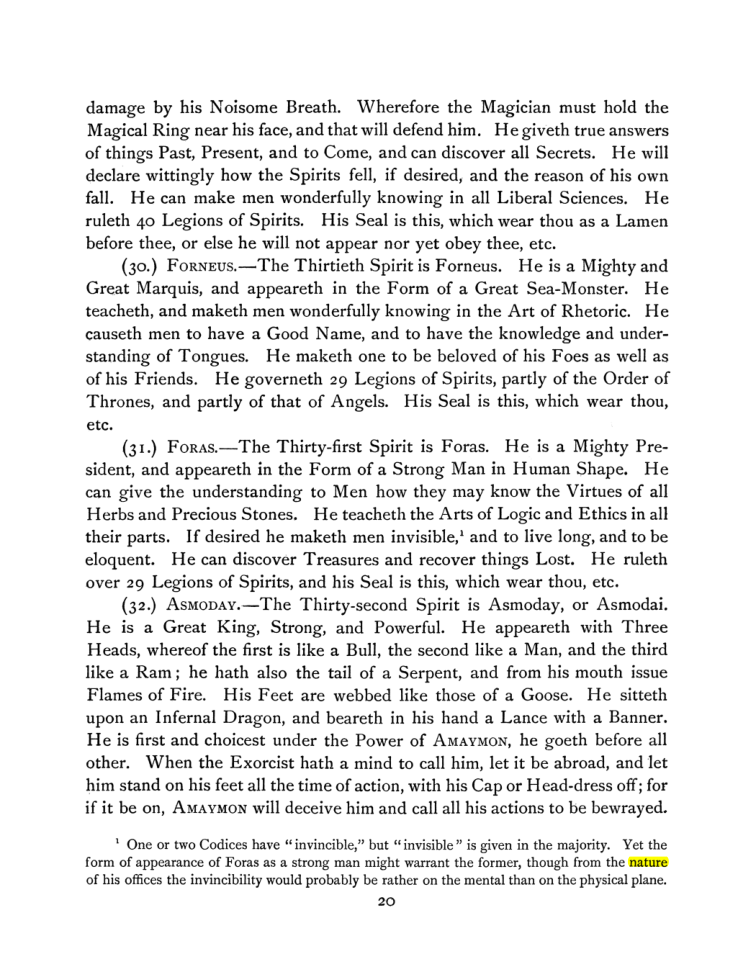 Original scan of The Goetia, PDF page 34