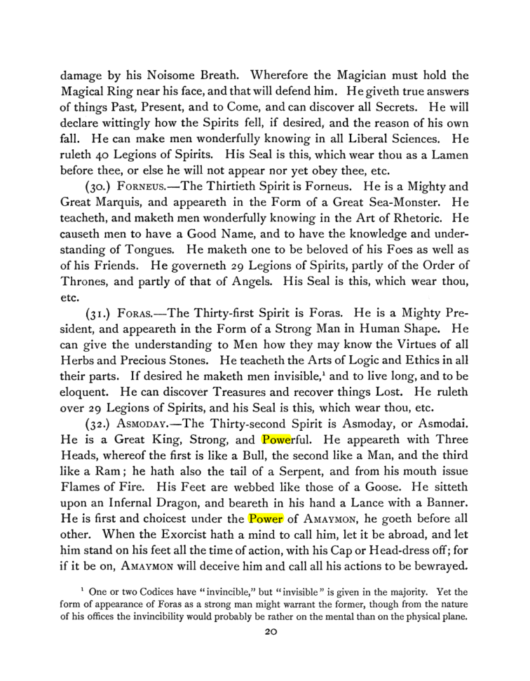 Original scan of The Goetia, PDF page 34