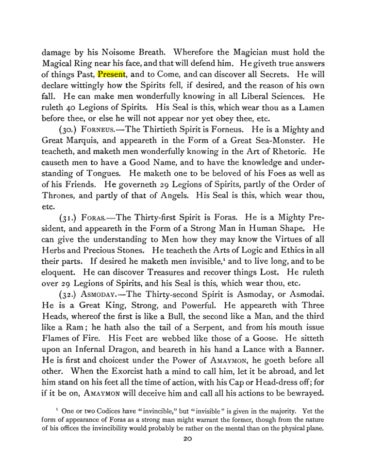 Original scan of The Goetia, PDF page 34