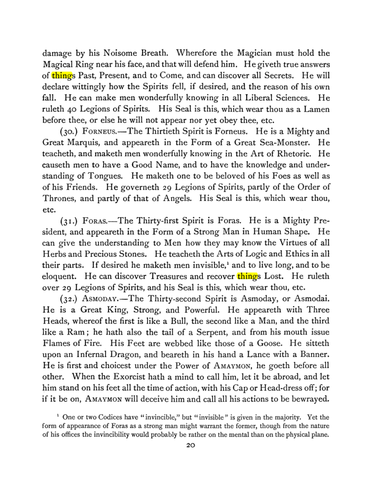 Original scan of The Goetia, PDF page 34