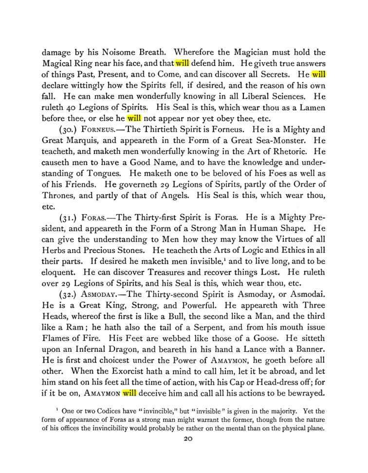 Original scan of The Goetia, PDF page 34
