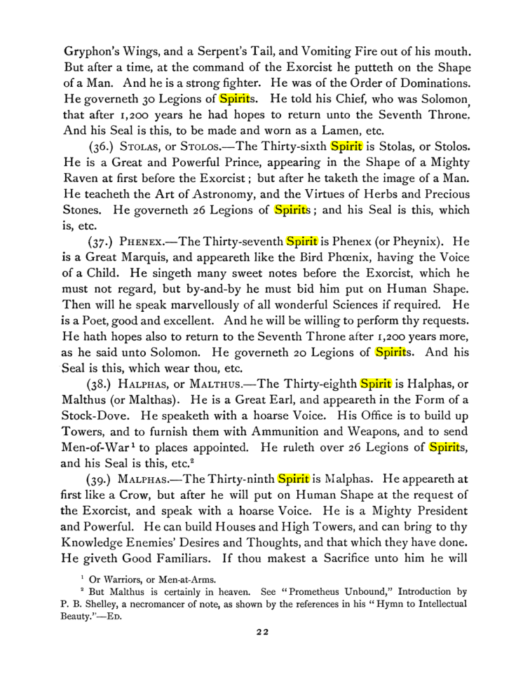 Original scan of The Goetia, PDF page 36