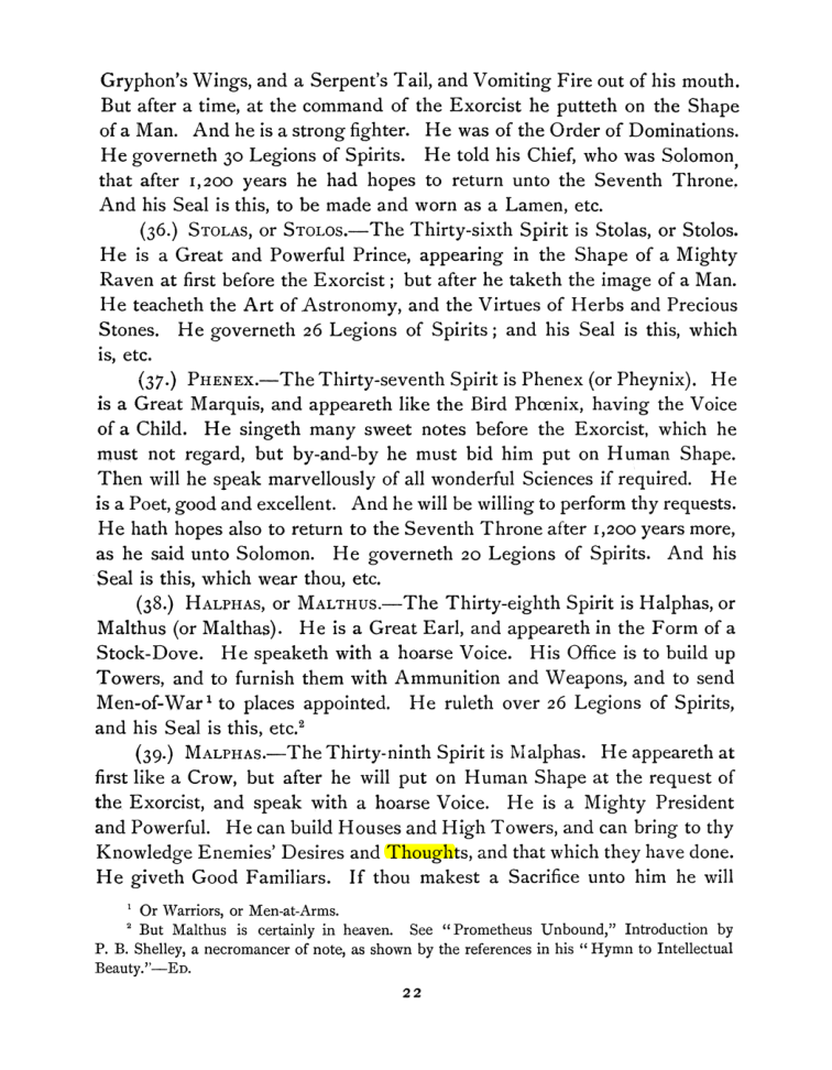 Original scan of The Goetia, PDF page 36