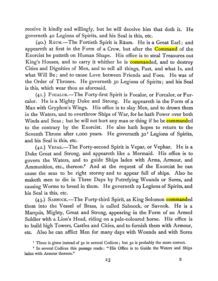 Original scan of The Goetia, PDF page 37