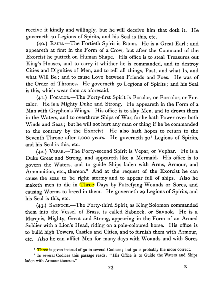 Original scan of The Goetia, PDF page 37