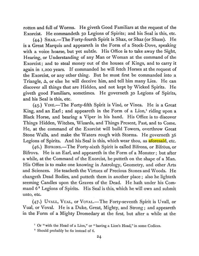 Original scan of The Goetia, PDF page 38