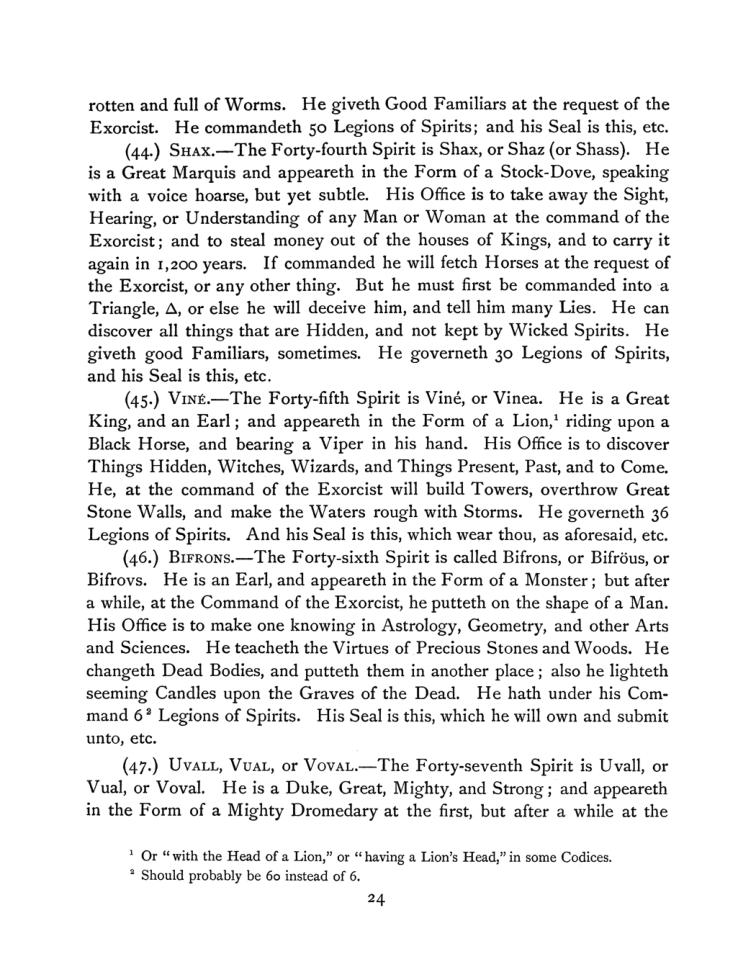 Original scan of The Goetia, PDF page 38