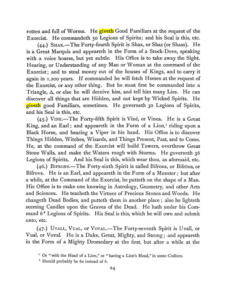 Original scan of The Goetia, PDF page 38