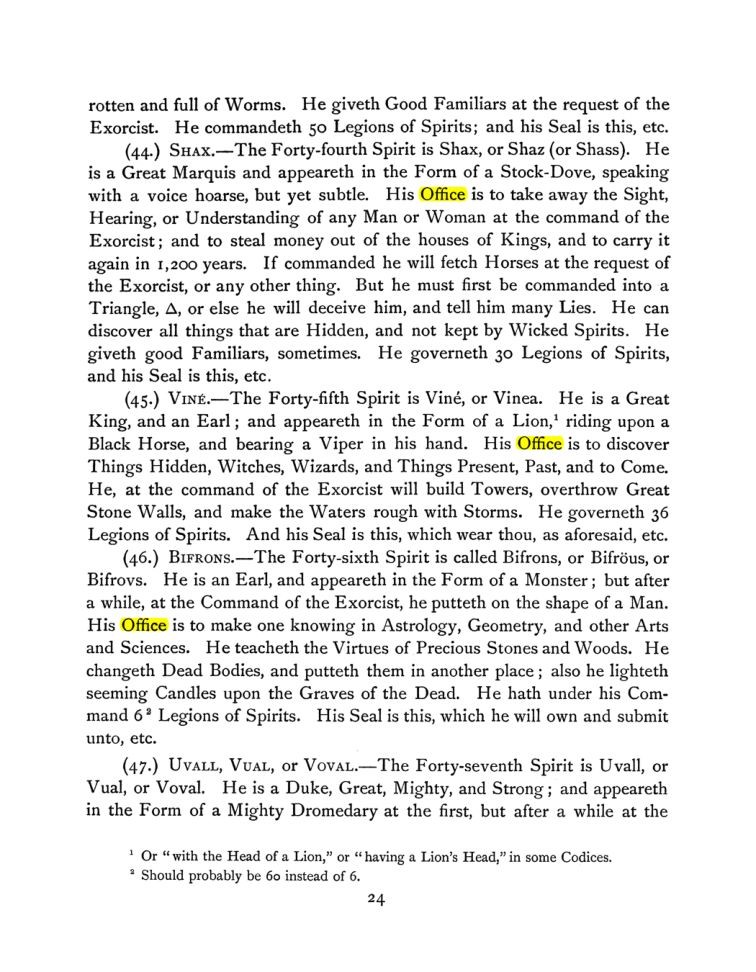 Original scan of The Goetia, PDF page 38