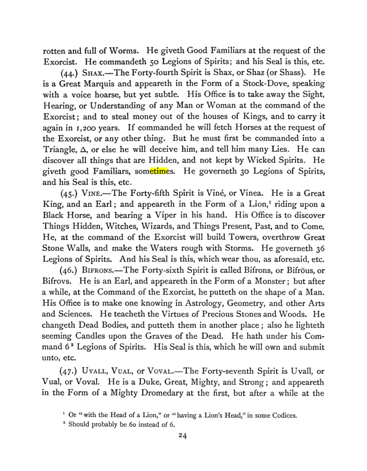 Original scan of The Goetia, PDF page 38