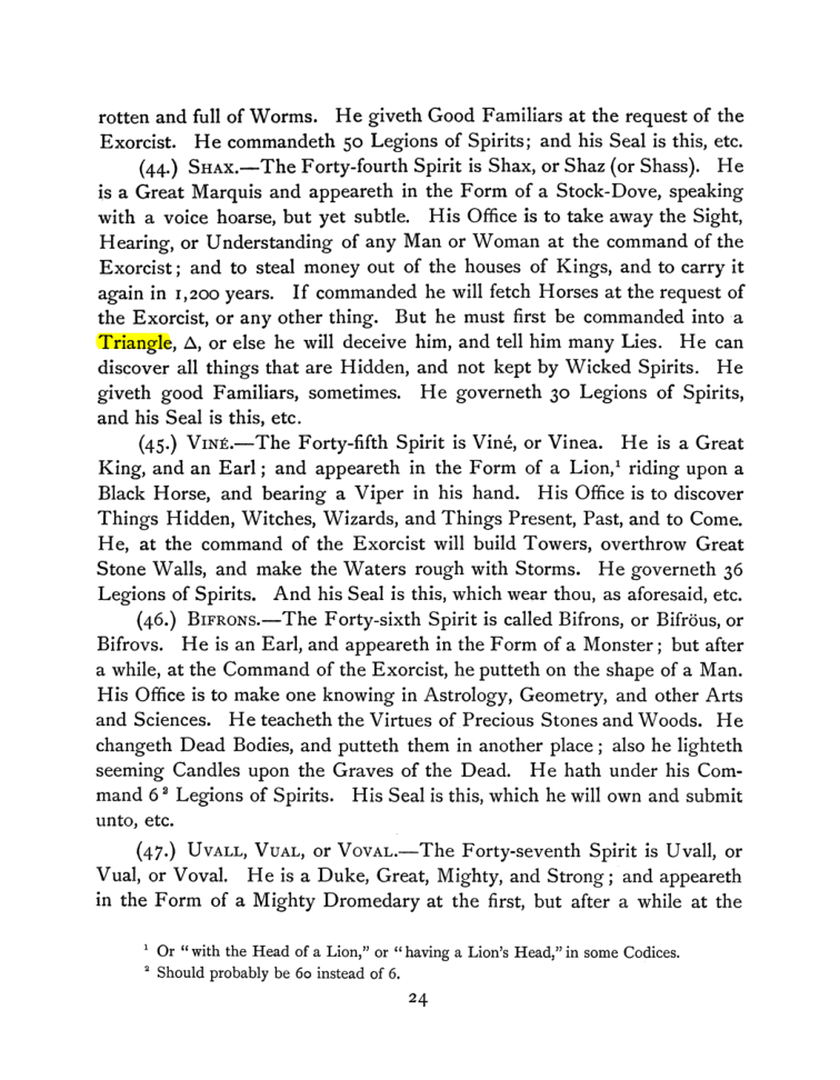 Original scan of The Goetia, PDF page 38