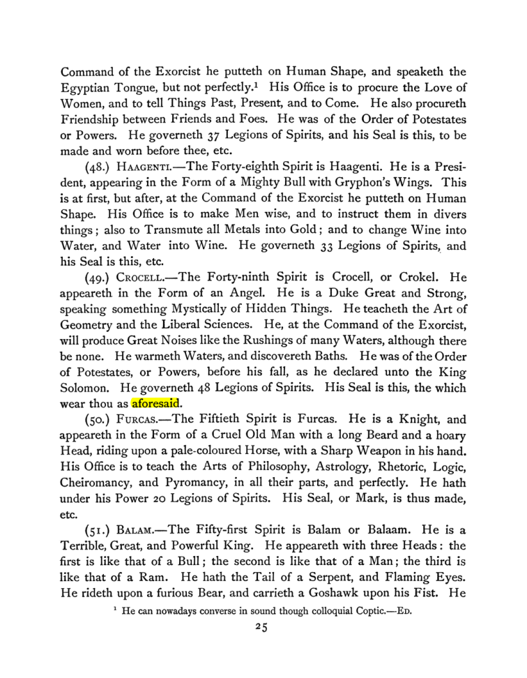 Original scan of The Goetia, PDF page 39