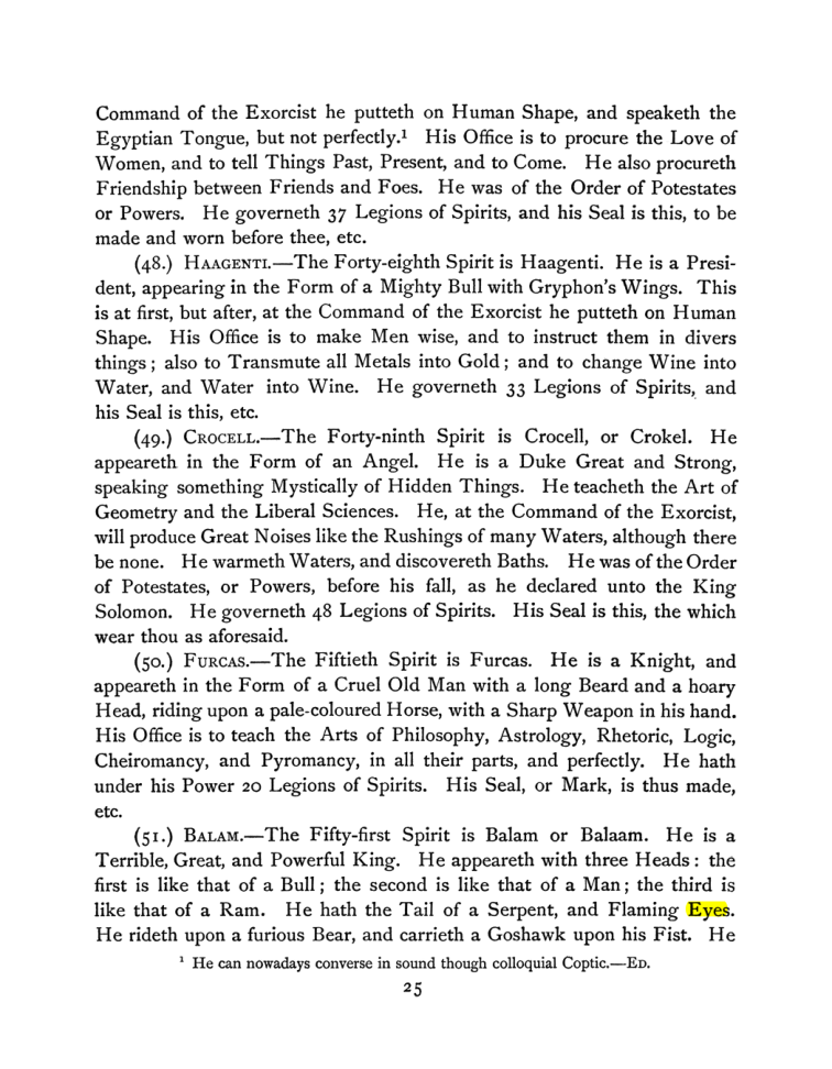 Original scan of The Goetia, PDF page 39