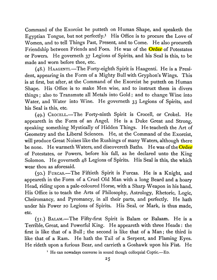 Original scan of The Goetia, PDF page 39
