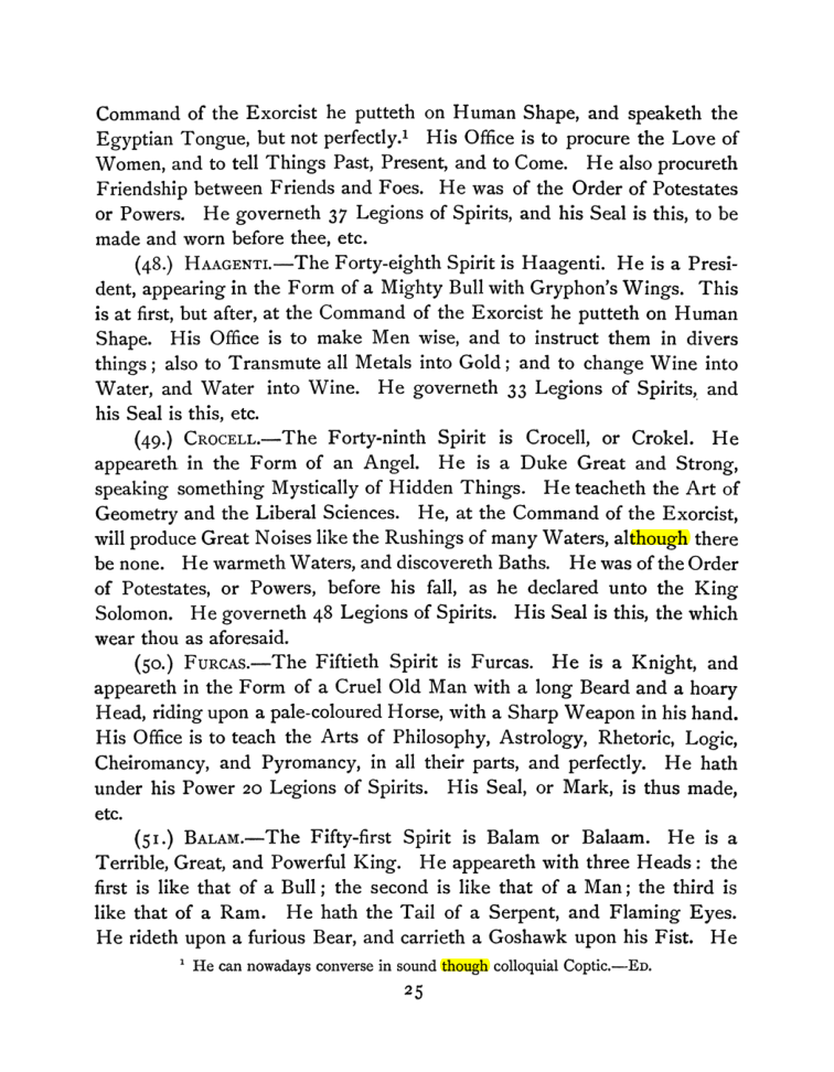 Original scan of The Goetia, PDF page 39