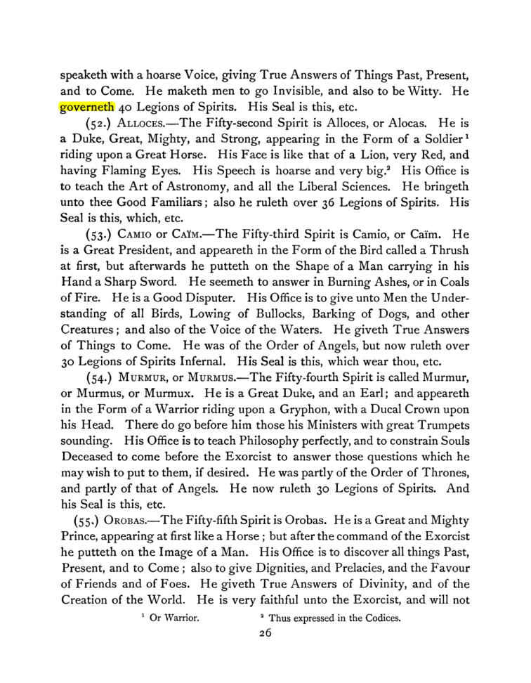 Original scan of The Goetia, PDF page 40