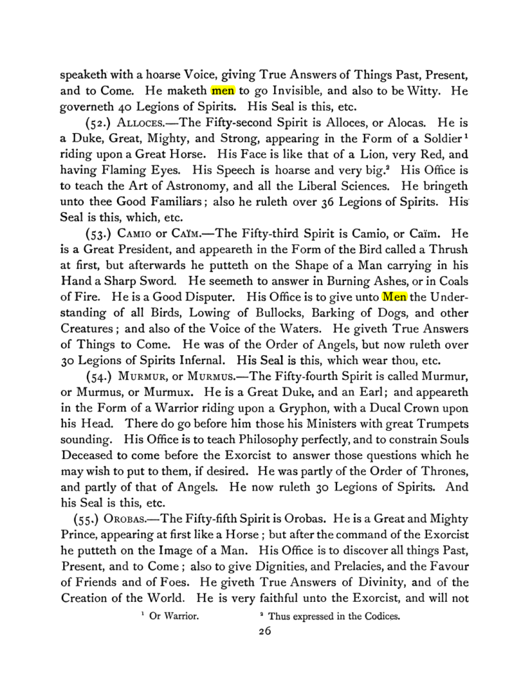 Original scan of The Goetia, PDF page 40