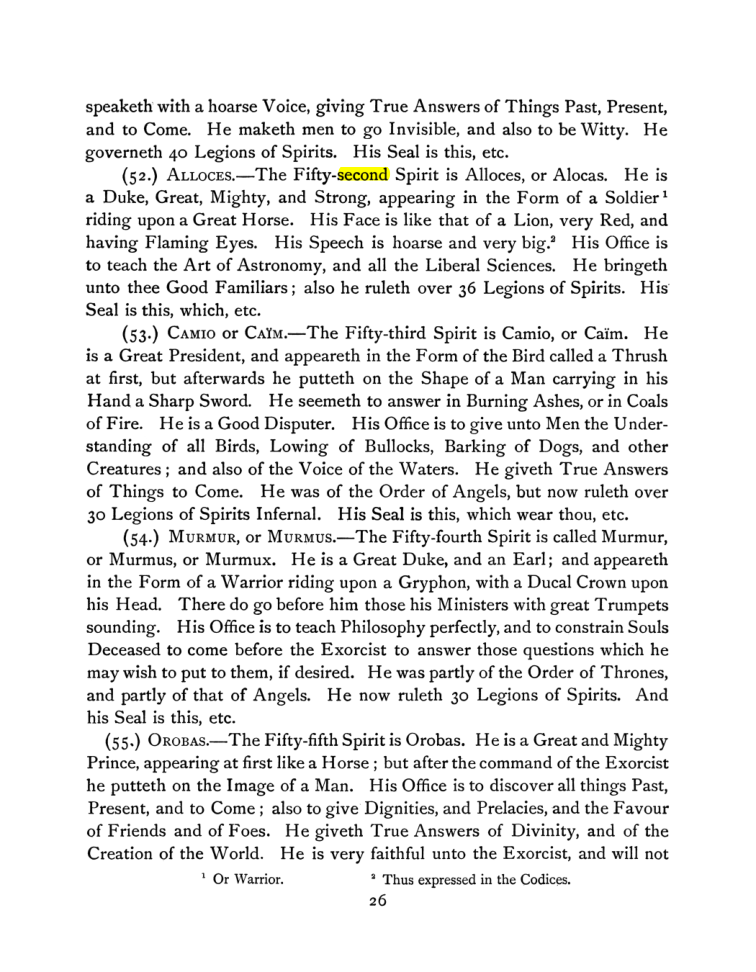 Original scan of The Goetia, PDF page 40