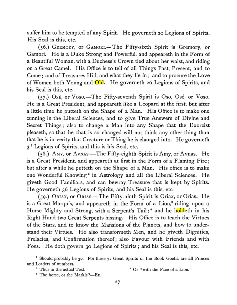 Original scan of The Goetia, PDF page 41