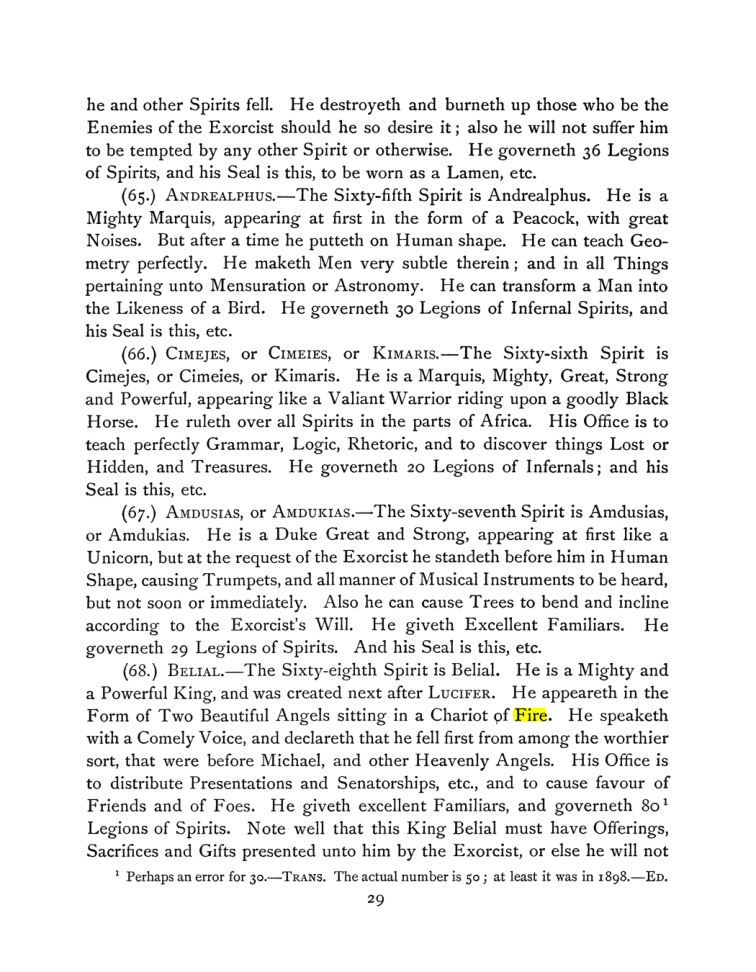 Original scan of The Goetia, PDF page 43