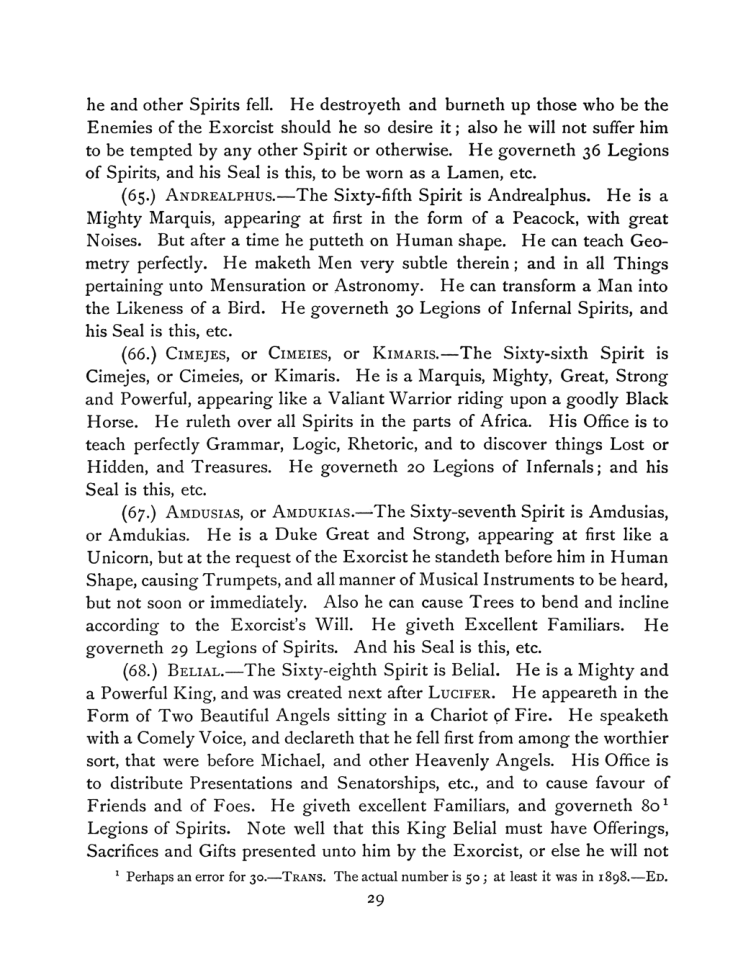 Original scan of The Goetia, PDF page 43