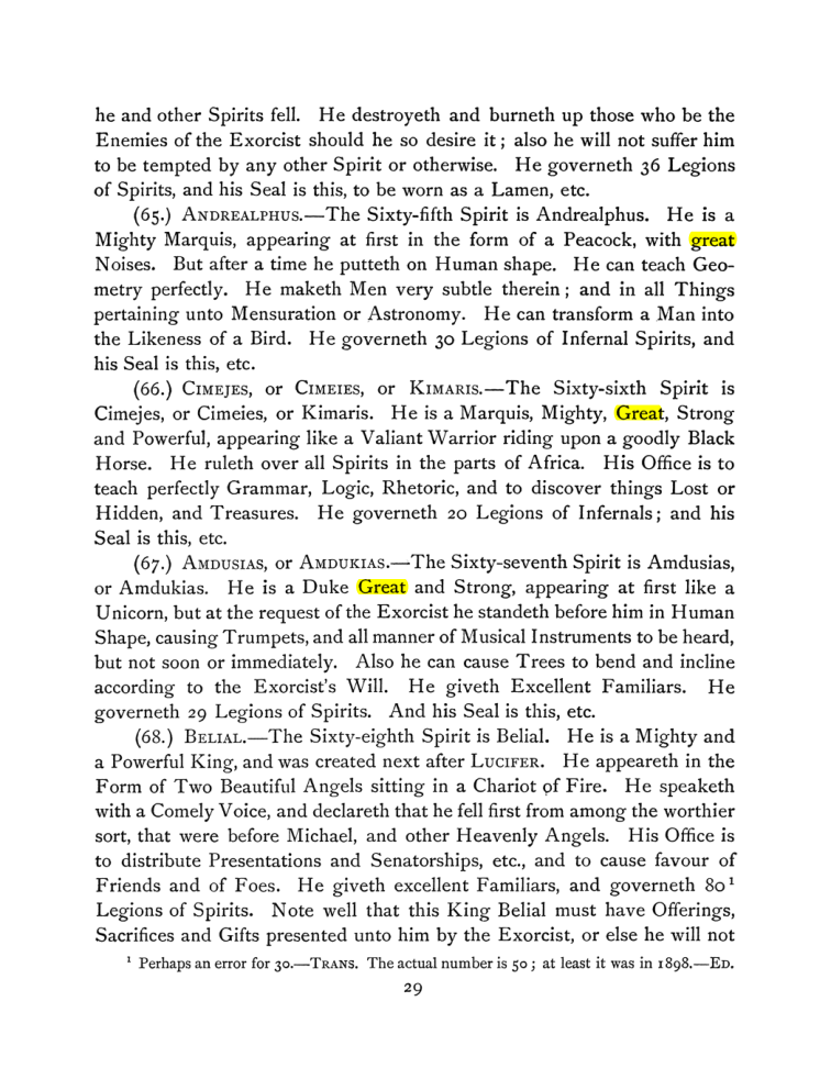 Original scan of The Goetia, PDF page 43