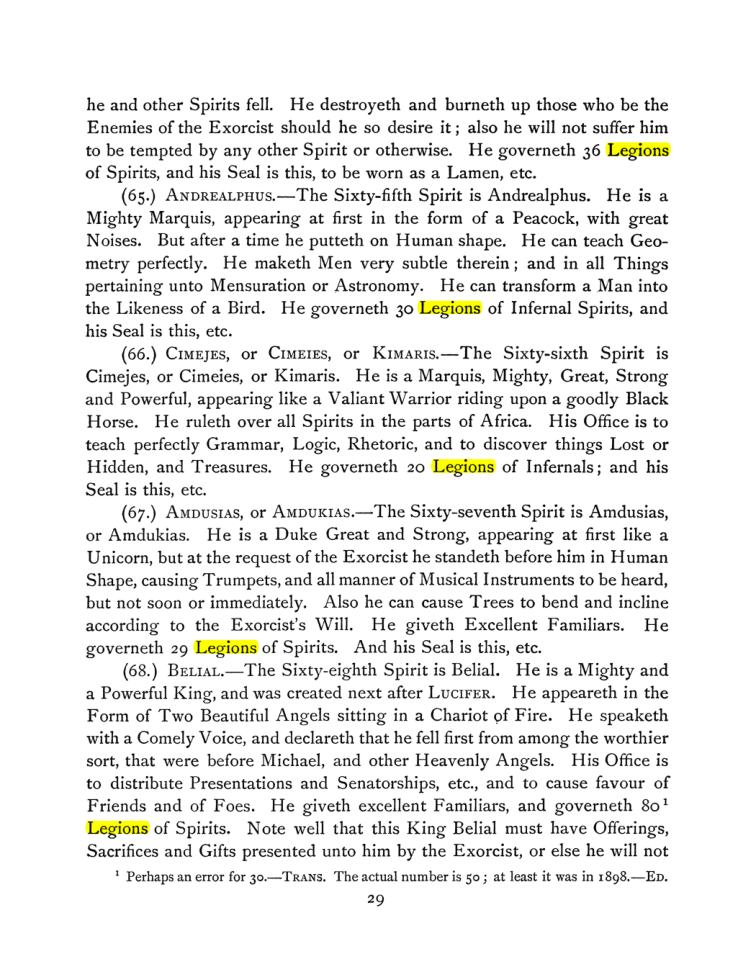 Original scan of The Goetia, PDF page 43