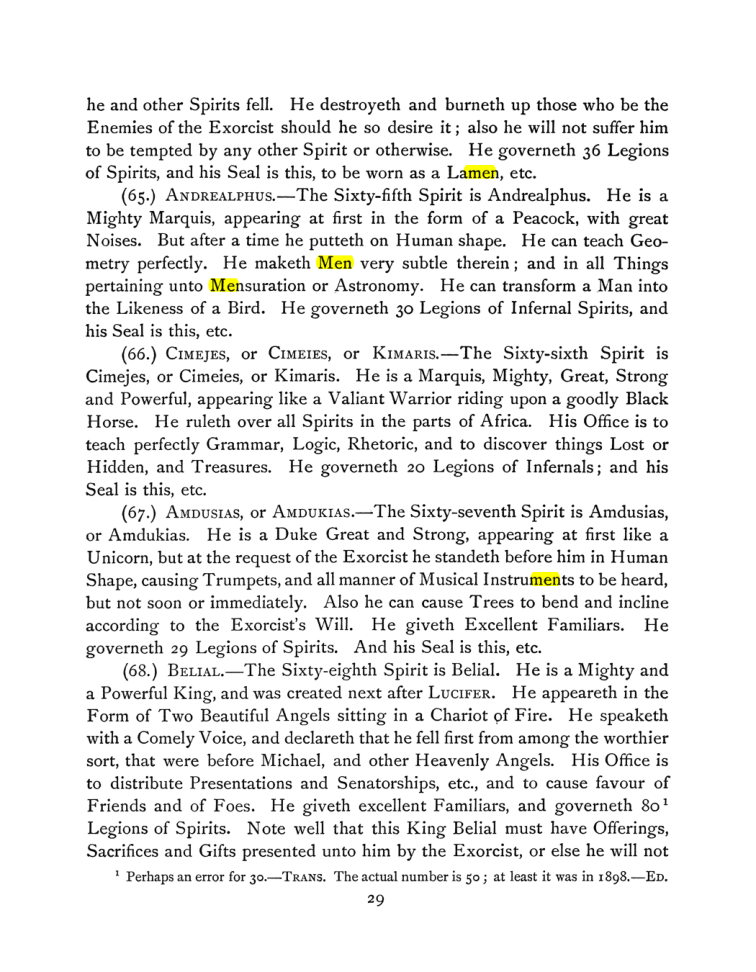 Original scan of The Goetia, PDF page 43