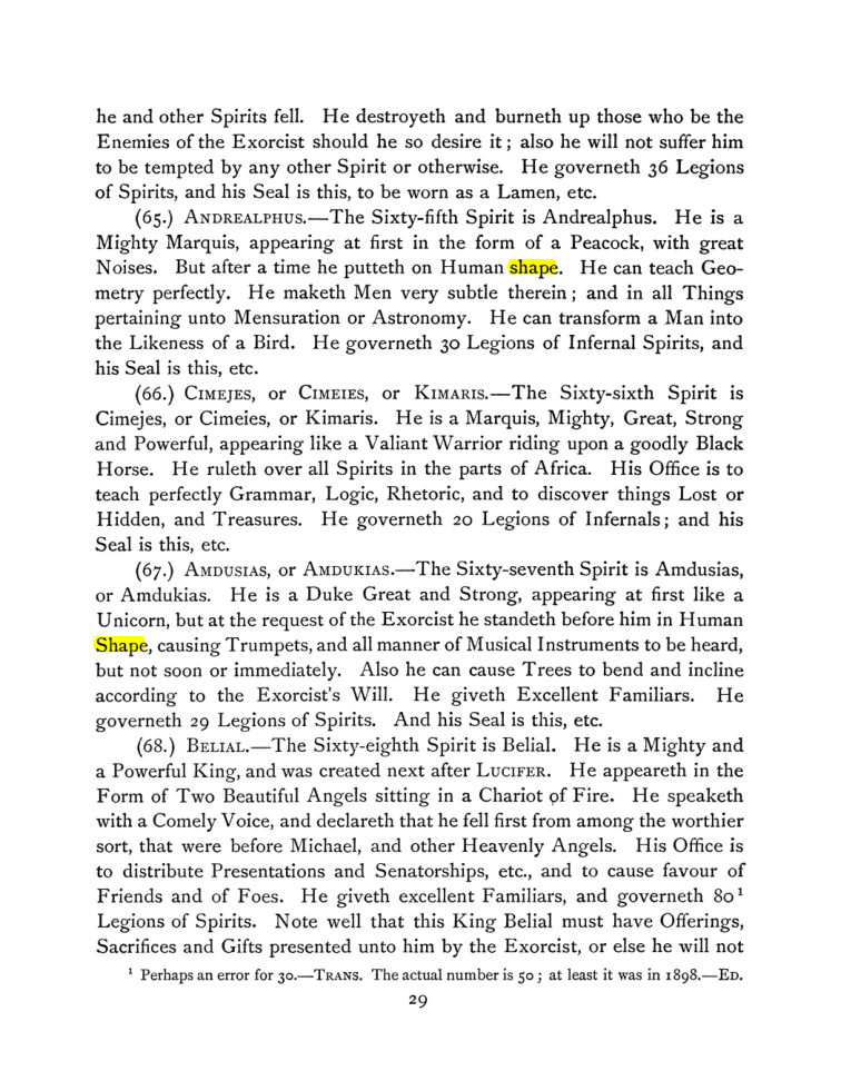 Original scan of The Goetia, PDF page 43