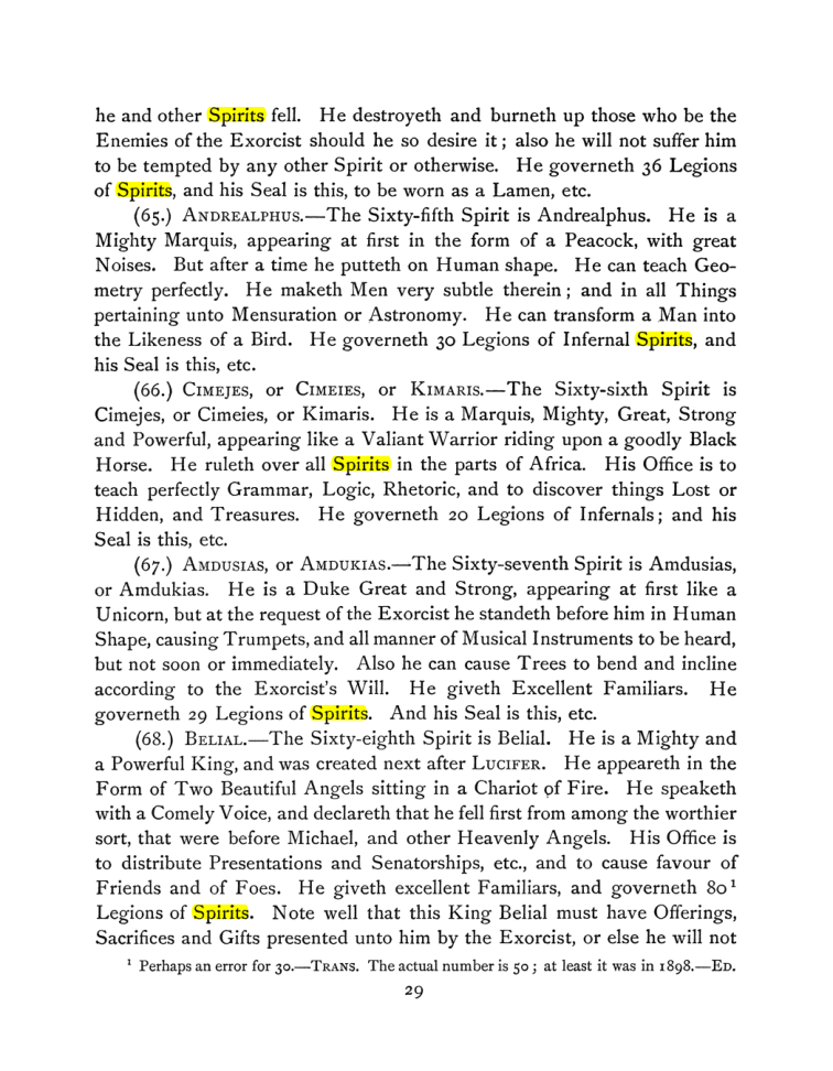 Original scan of The Goetia, PDF page 43