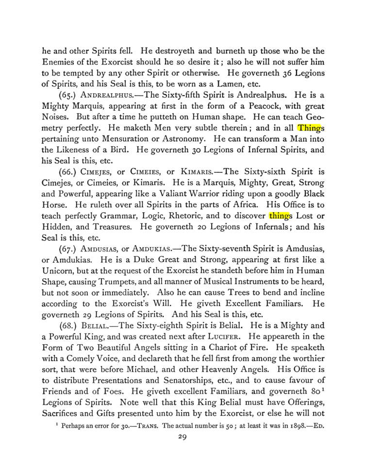 Original scan of The Goetia, PDF page 43