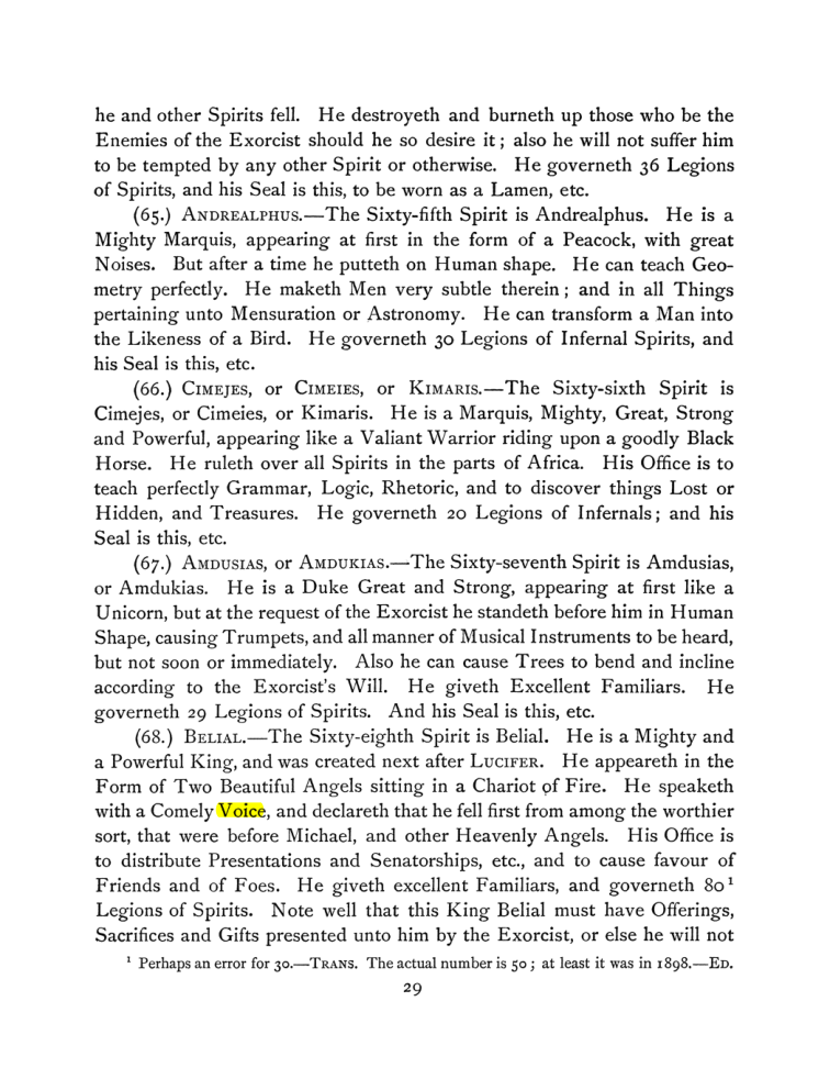 Original scan of The Goetia, PDF page 43