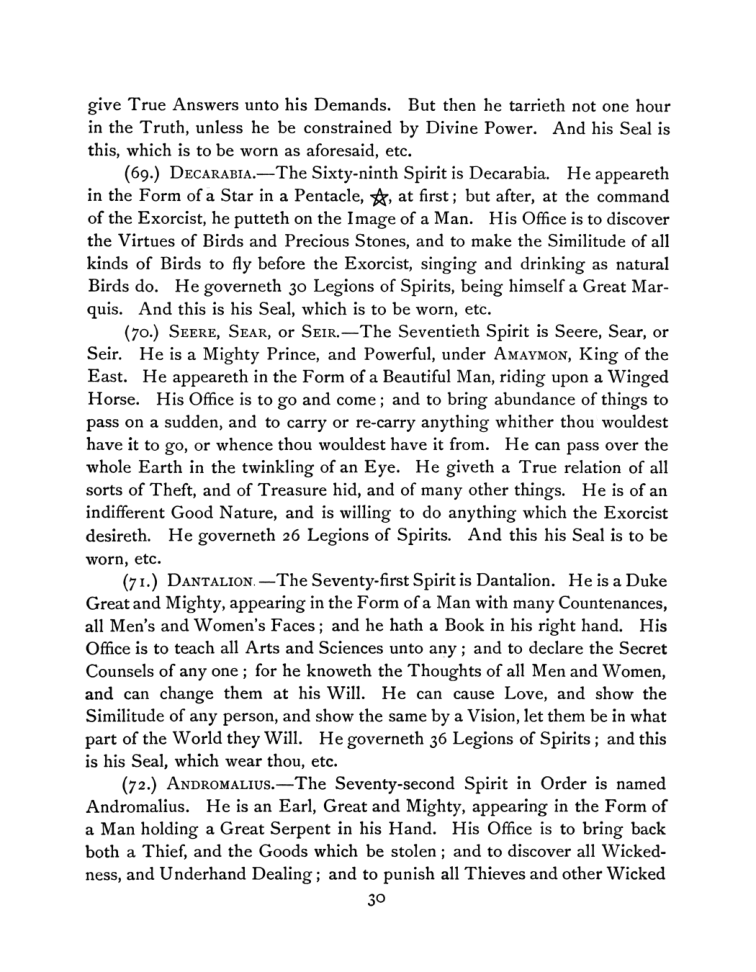 Original scan of The Goetia, PDF page 44
