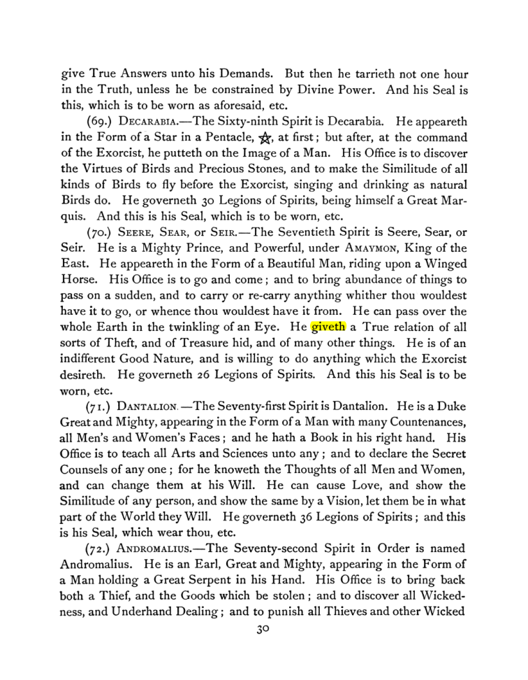 Original scan of The Goetia, PDF page 44