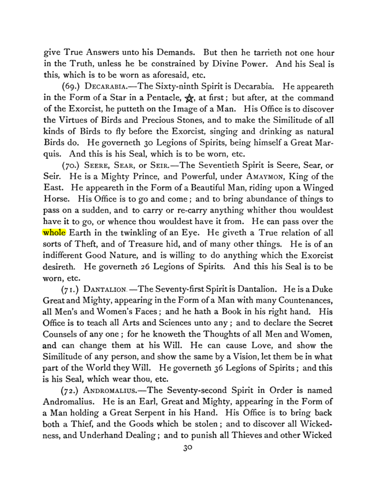 Original scan of The Goetia, PDF page 44