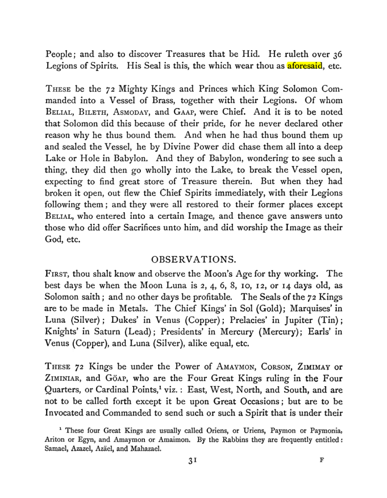Original scan of The Goetia, PDF page 45