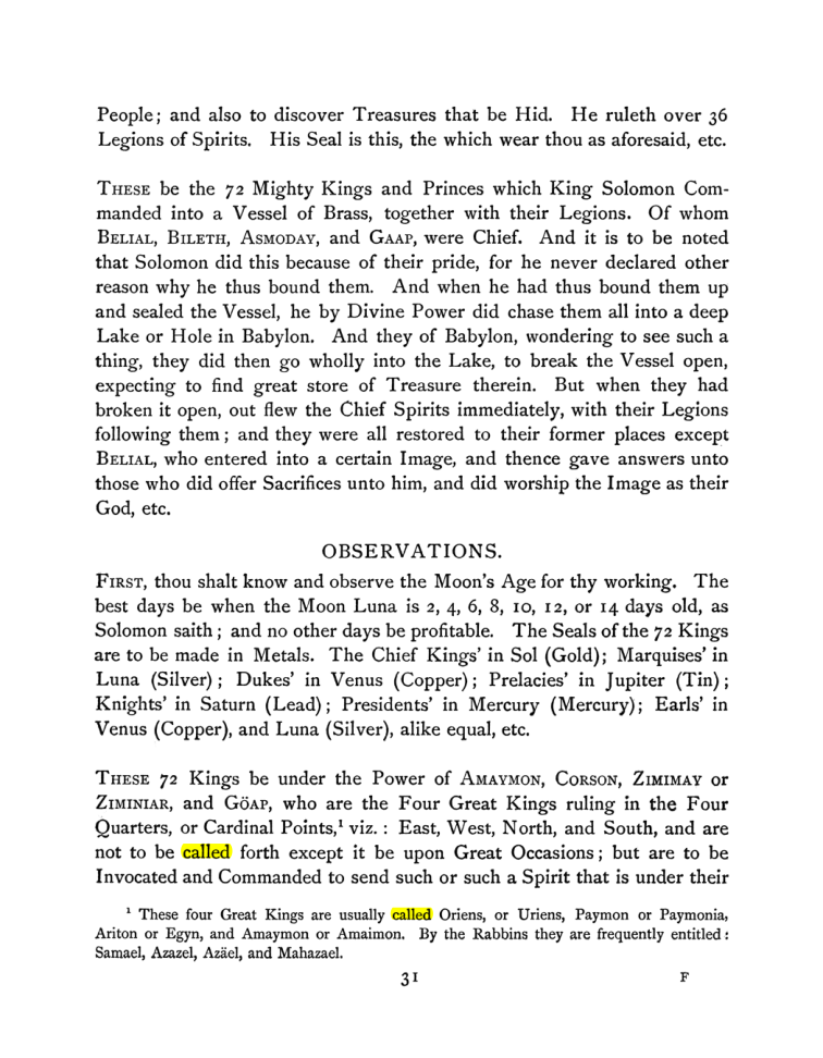 Original scan of The Goetia, PDF page 45