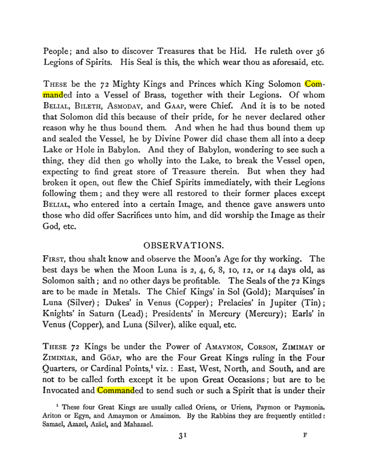 Original scan of The Goetia, PDF page 45