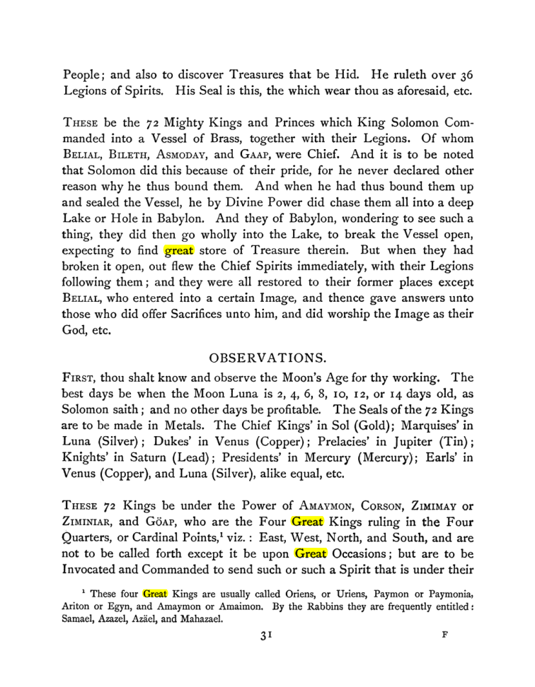 Original scan of The Goetia, PDF page 45