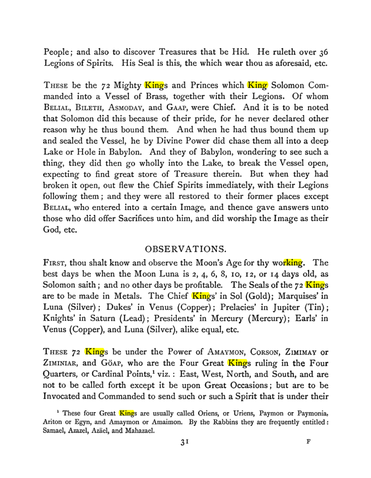 Original scan of The Goetia, PDF page 45