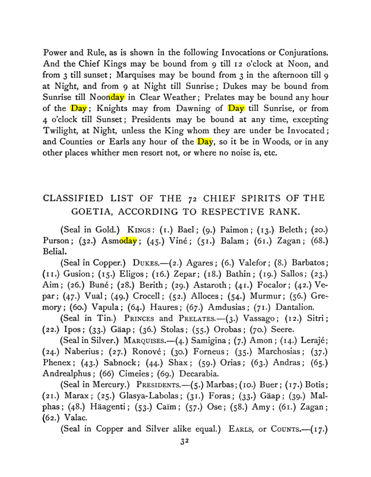 Original scan of The Goetia, PDF page 46