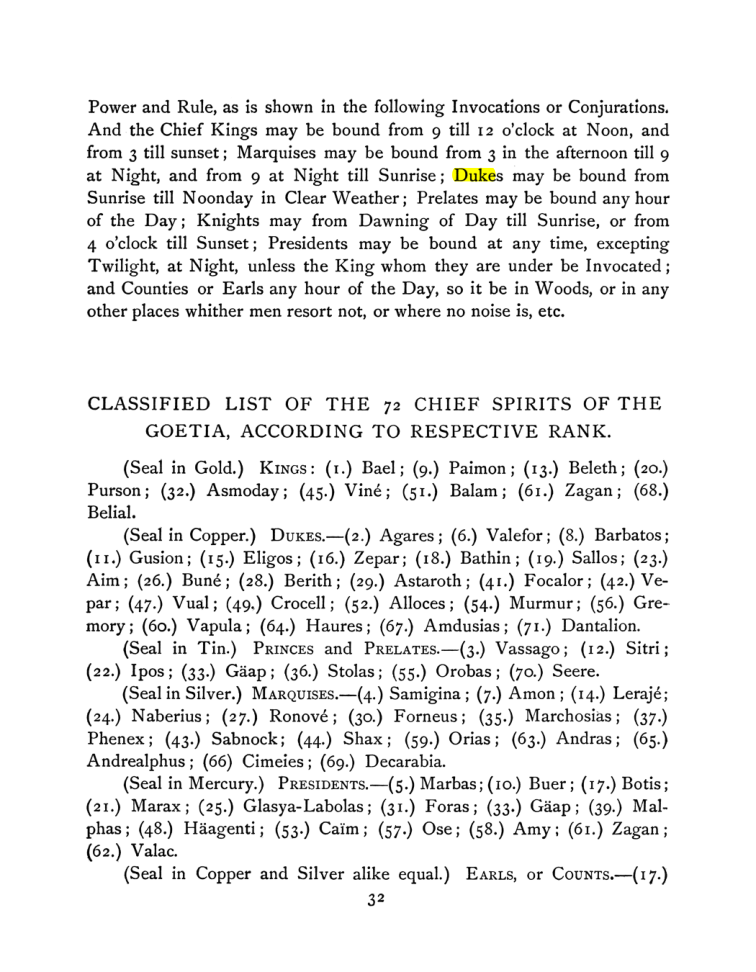 Original scan of The Goetia, PDF page 46
