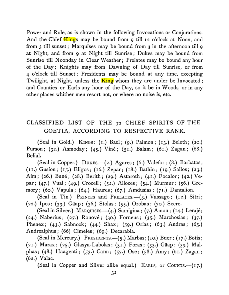 Original scan of The Goetia, PDF page 46