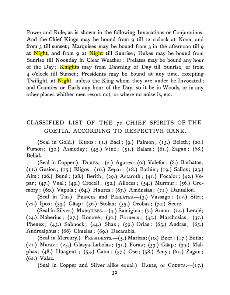 Original scan of The Goetia, PDF page 46