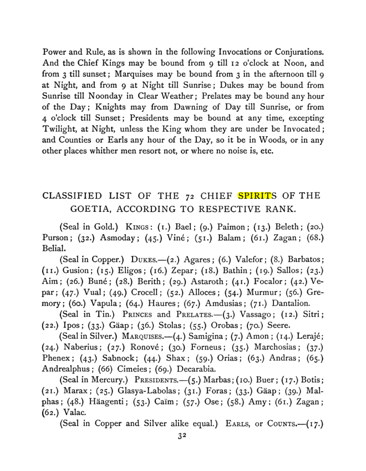 Original scan of The Goetia, PDF page 46