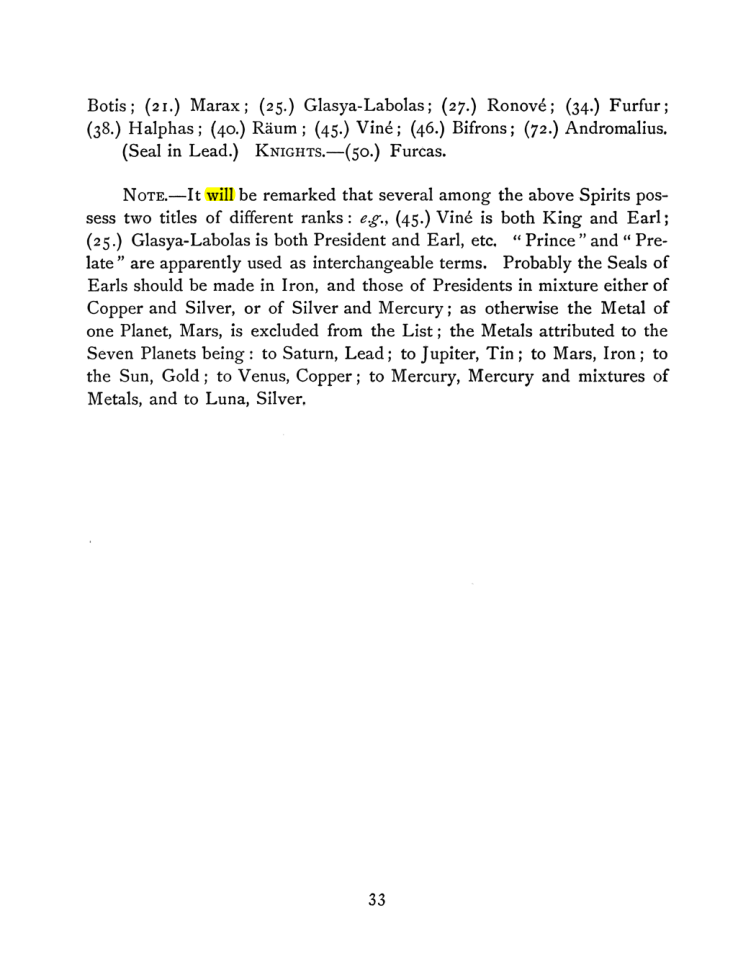 Original scan of The Goetia, PDF page 47