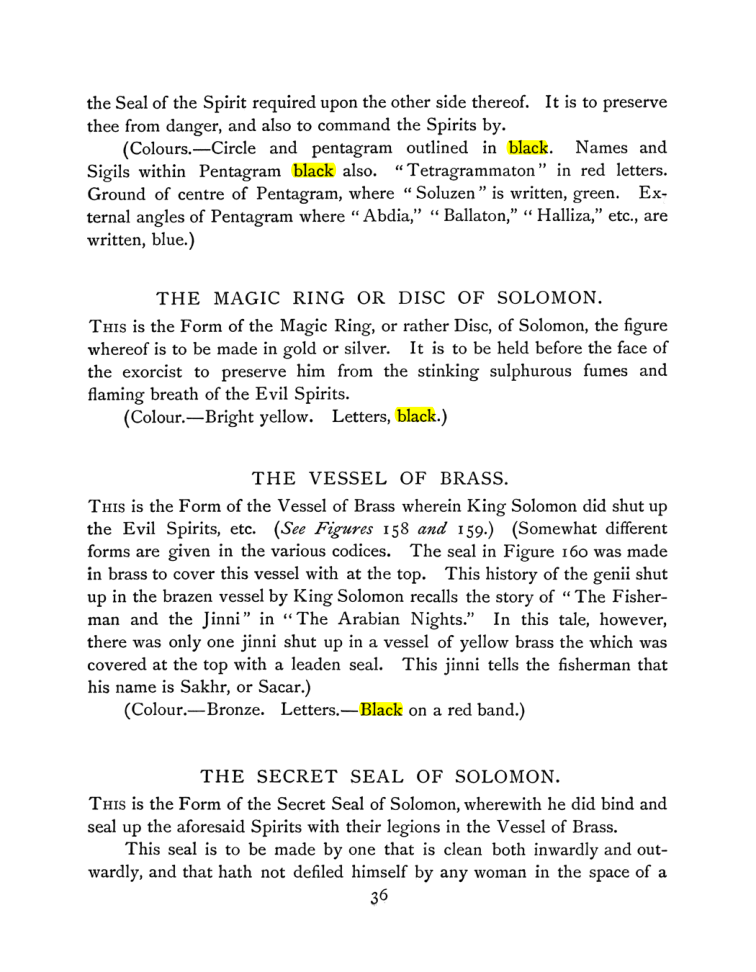 Original scan of The Goetia, PDF page 50