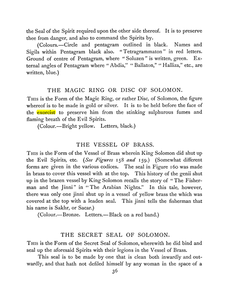 Original scan of The Goetia, PDF page 50