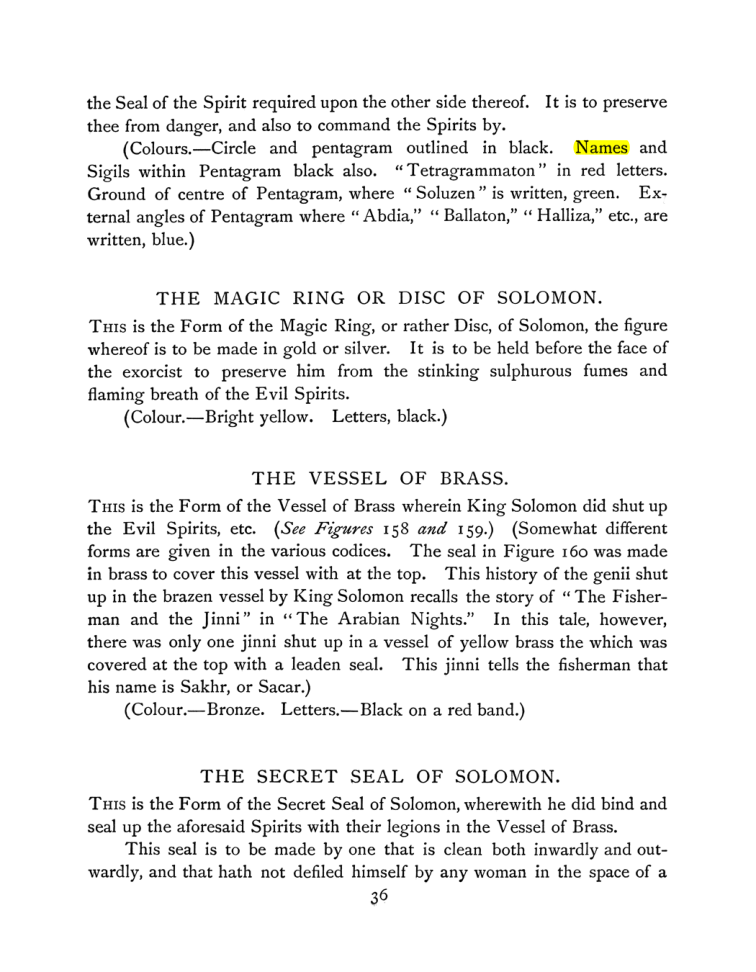 Original scan of The Goetia, PDF page 50