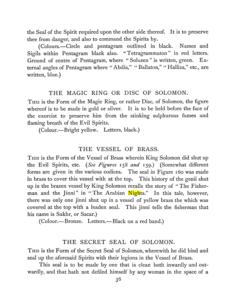 Original scan of The Goetia, PDF page 50